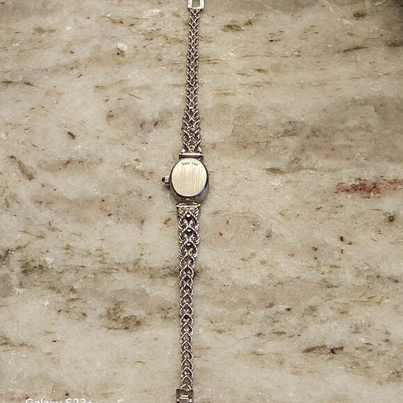 RARE CLASSIC CRISTIAN GENEVE DIAMOND 14K WHITE GOLD ROPE QUARTZ MOVEMENT WATCH - Picture 10 of 16